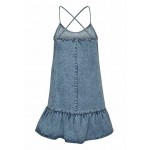 Kobiety DRESS | Noisy May Sukienka jeansowa - light blue denim/jasnoniebieski - LA96928
