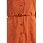 Kobiety DRESS | OXXO Sukienka jeansowa - orange/pomarańczowy - TC09984