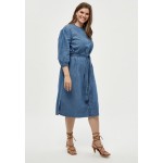 Kobiety DRESS | PEPPERCORN DELARA - Sukienka jeansowa - light blue wash/niebieski - LY07284