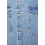Kobiety DRESS | Pieces Curve PCPERRY DRESS - Sukienka jeansowa - light blue denim/jasnoniebieski - YG50831