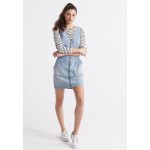 Kobiety DRESS | Superdry Sukienka jeansowa - light indigo vintage/jasnoniebieski - PJ93740