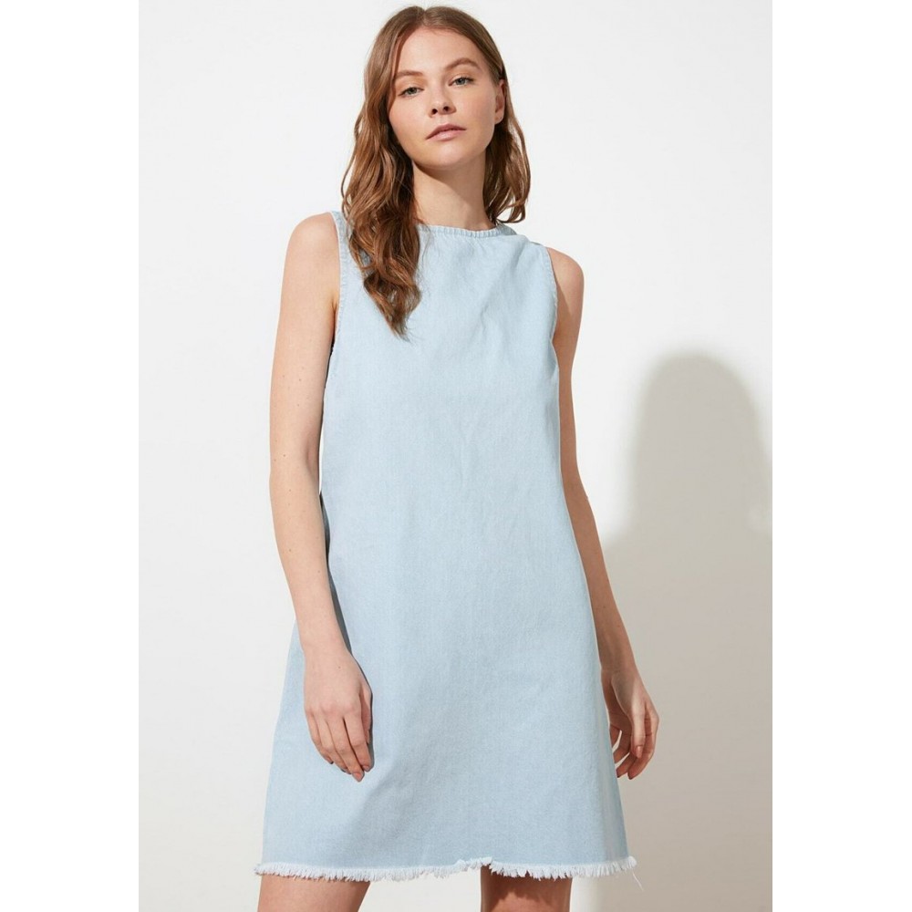 Kobiety DRESS | Trendyol Sukienka jeansowa - blue/niebieski - XI36802