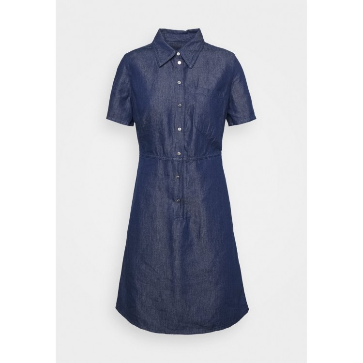 Kobiety DRESS | Trussardi Sukienka jeansowa - dark blue/granatowy - KX26301