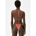 Kobiety BEACH TROUSER | Bershka Dół od bikini - red/czerwony - HO66872