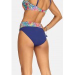 Kobiety BEACH TROUSER | Feba Swimwear KĄPIELOWE WYSOKI STAN - Dół od bikini - wywijany pas, kolorowy print/wielokolorowy - JW44102