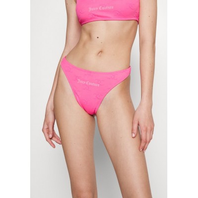 Kobiety BEACH_TROUSER | Juicy Couture JASMINE TOWELLING - Dół od bikini - fluro pink/różowy - ZV71800