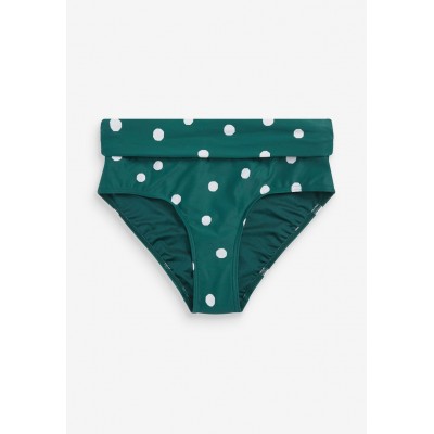 Kobiety BEACH_TROUSER | Next LEAF ROLL - Dół od bikini - green/zielony - AU85051