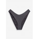 Kobiety BEACH TROUSER | Next SHIMMER V LEG - Dół od bikini - silver/srebrny - HF43368