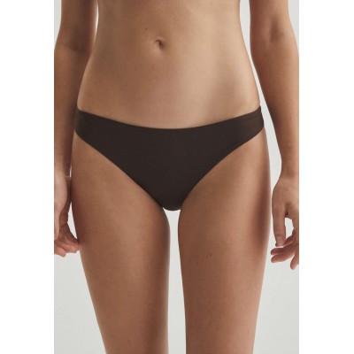 Kobiety BEACH_TROUSER | OYSHO Dół od bikini - dark brown/ciemnobrązowy - IF55300