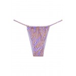 Kobiety BEACH TROUSER | PULL&BEAR WAVY PRINT - Dół od bikini - dark purple/ciemnoliliowy - NG41058