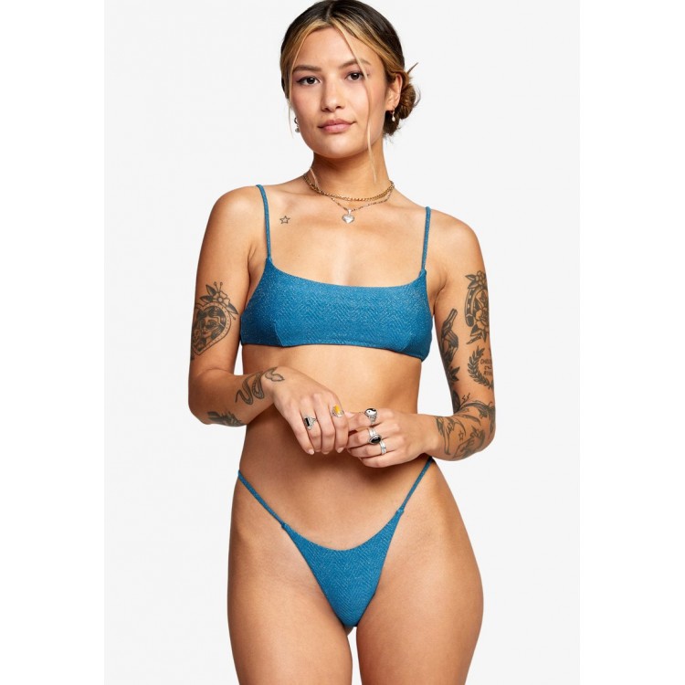 Kobiety BEACH TROUSER | RVCA BRIGHTSIDE - Dół od bikini - snorkel blue/niebieski - VQ52487