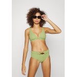Kobiety BEACH TROUSER | Seafolly BELIZE WIDE SIDE RETRO - Dół od bikini - green tea/zielony - WV01987