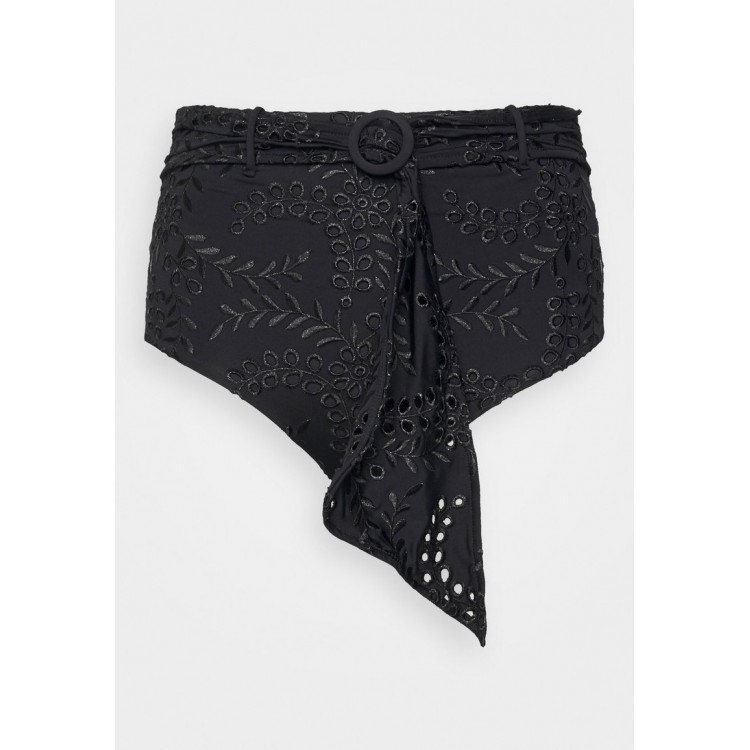 Kobiety BEACH TROUSER | Seafolly COSTA BELLA HIGH WAISTED PANT - Dół od bikini - black/czarny - CX85743