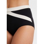 Kobiety BEACH TROUSER | Seafolly POPBLOCK HIGH WAISTED PANT - Dół od bikini - black/czarny - ZC36022
