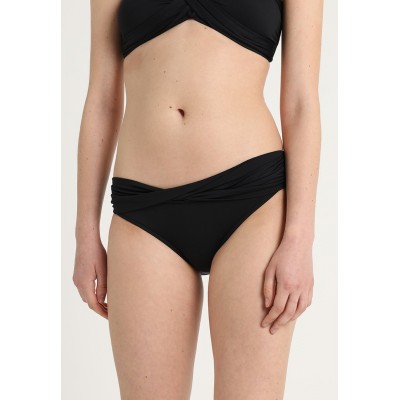 Kobiety BEACH_TROUSER | Seafolly TWIST BAND HIPSTER - Dół od bikini - noir/czarny - TZ88637