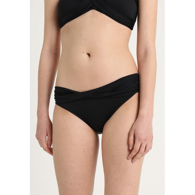 Kobiety BEACH TROUSER | Seafolly TWIST BAND HIPSTER - Dół od bikini - noir/czarny - TZ88637
