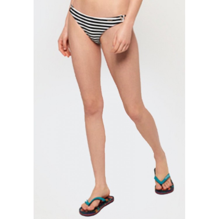 Kobiety BEACH TROUSER | Superdry ALICE - Dół od bikini - black/white/czarny - MH69031