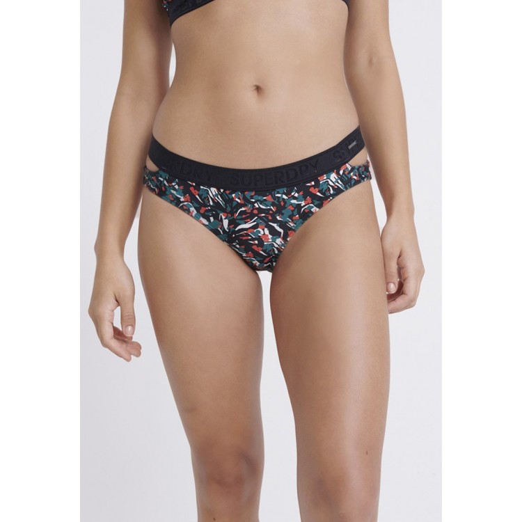 Kobiety BEACH TROUSER | Superdry BORA CUT OUT - Dół od bikini - black/czarny - RM71877