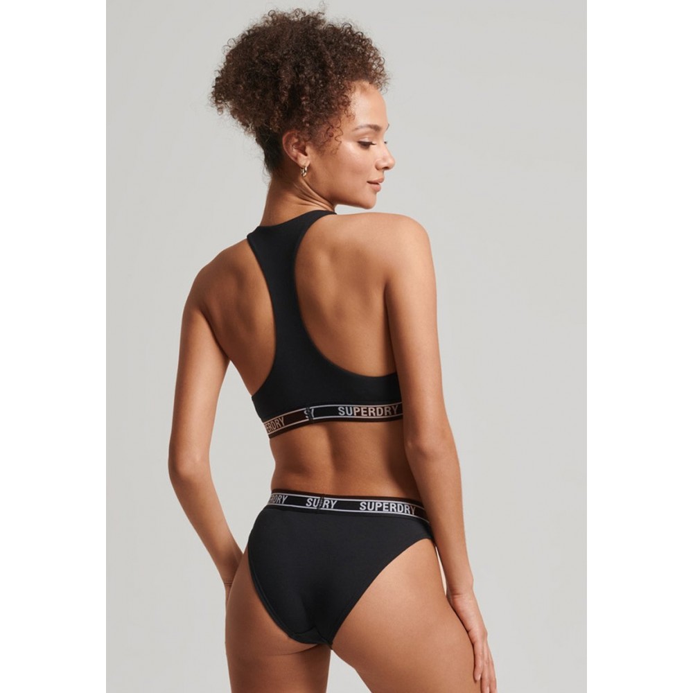 Kobiety BEACH TROUSER | Superdry Dół od bikini - black mono/czarny melanż - WU37178