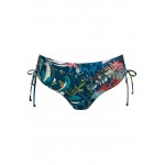 Kobiety BEACH TROUSER | Triumph BOTANICAL LEAF - Dół od bikini - blue - dark combination/turkusowy - KP29124