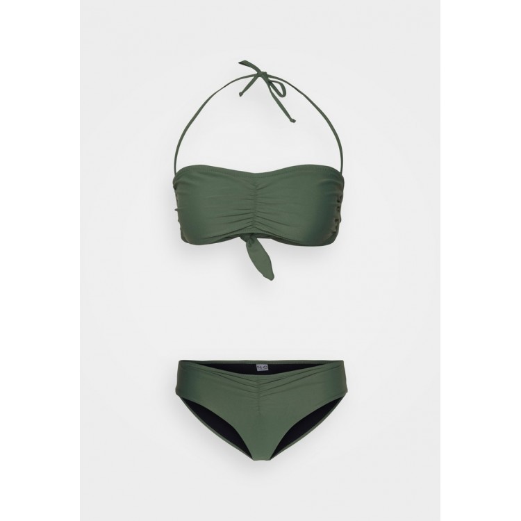 Kobiety BIKINI COMBINATION | NON COMMUN PAULO SET - Bikini - army/zielony - OV29833