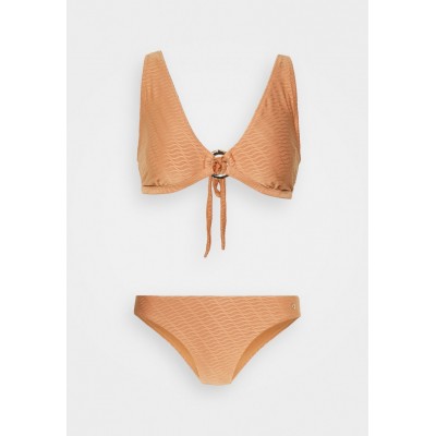 Kobiety BIKINI_COMBINATION | ONLY ONLTAMARA TEXTURED SET - Bikini - pecan brown/brązowy - JK76355