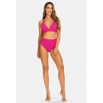 Kobiety BIKINI TOP | Feba Swimwear Góra od bikini - wyjmowane wkładki push up neonowy różowy/różowy neon - WR44983
