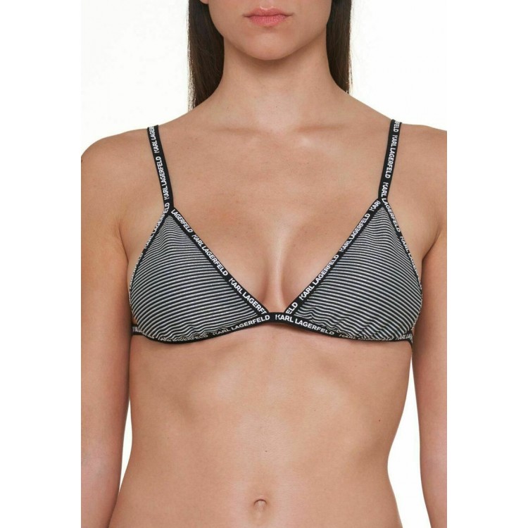 Kobiety BIKINI TOP | KARL LAGERFELD Góra od bikini - black/czarny - HI09418