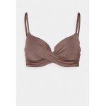 Kobiety BIKINI TOP | Lindex SWIM BRA LOVE - Góra od bikini - dark dusty brown/brązowy - SD92765