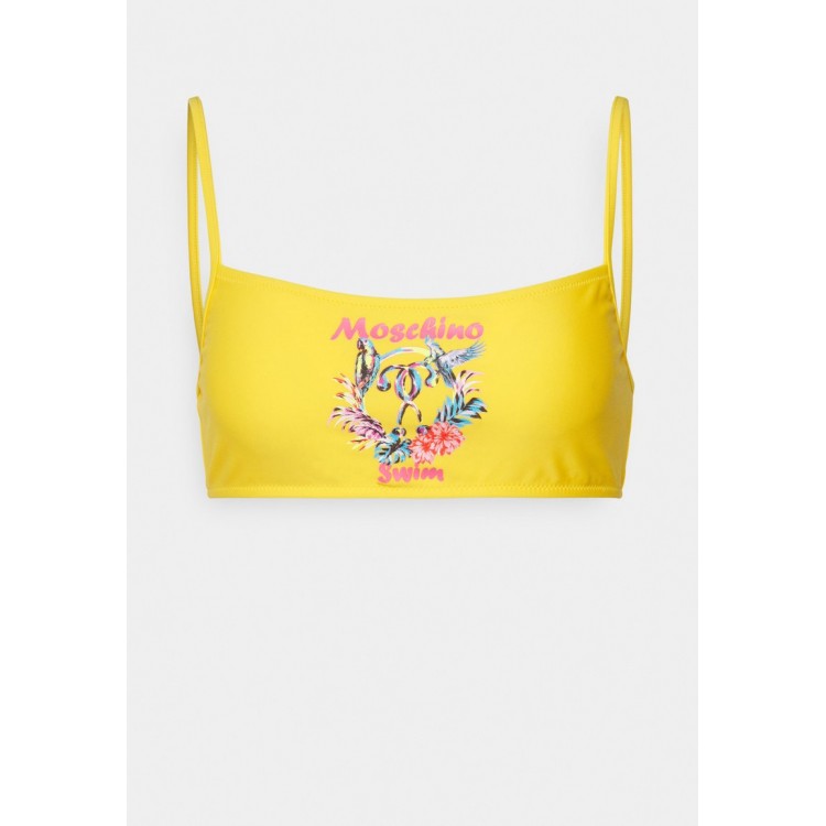 Kobiety BIKINI TOP | MOSCHINO SWIM PARROTS FASCIA - Góra od bikini - giallo/żółty - LC51109