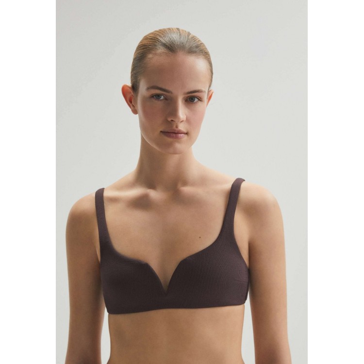 Kobiety BIKINI TOP | OYSHO Góra od bikini - dark purple/ciemnoliliowy - RI82013