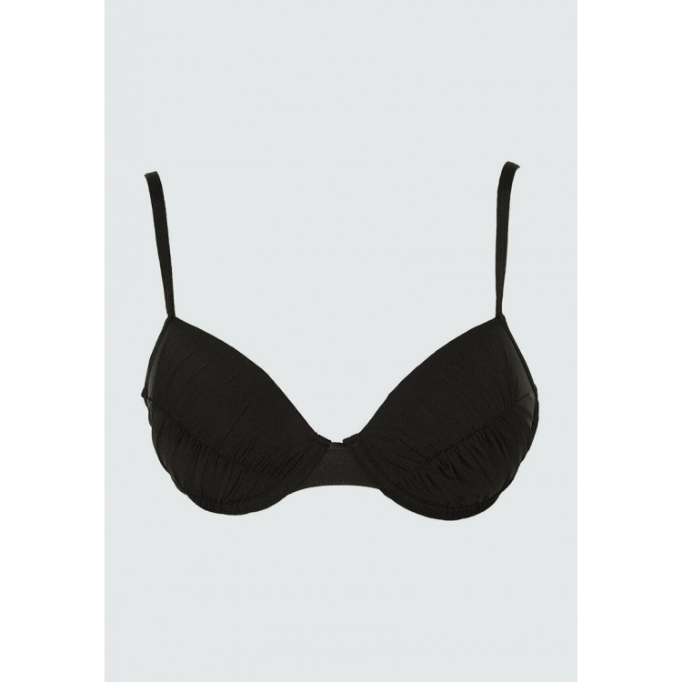 Kobiety BIKINI TOP | Trendyol Góra od bikini - black/czarny - KP52613
