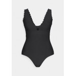 Kobiety ONE PIECE BEACHWEAR | Marks & Spencer SCALLOP SWIMSUIT - Kostium kąpielowy - black/czarny - RZ96256
