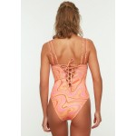 Kobiety ONE PIECE BEACHWEAR | Trendyol Kostium kąpielowy - pink/różowy - DS45944