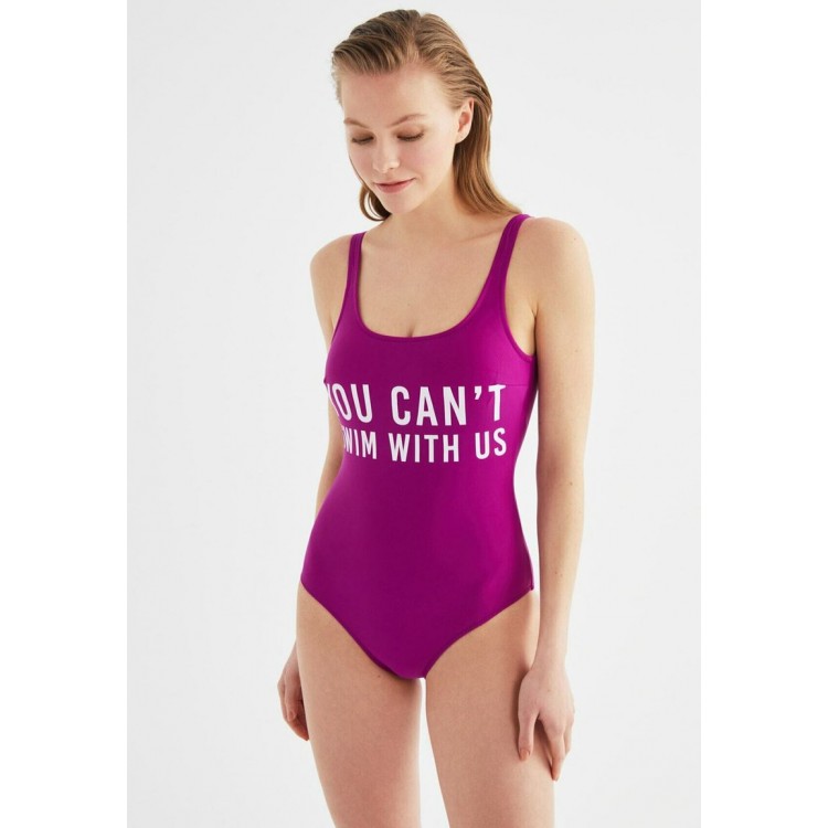 Kobiety ONE PIECE BEACHWEAR | Trendyol Kostium kąpielowy - pink/różowy - JU93738