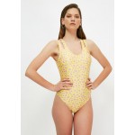 Kobiety ONE PIECE BEACHWEAR | Trendyol Kostium kąpielowy - yellow/żółty - DJ52957