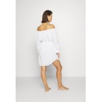 Kobiety BEACH ACCESSORIES | Seafolly BEACH DOUBLE CLOTH SUMMER COVER UP - Akcesoria plażowe - white/biały - EG27529