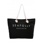 Kobiety BEACH ACCESSORIES | Seafolly SHIP SAIL TOTE - Akcesoria plażowe - black/czarny - QL59750