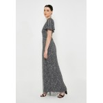 Kobiety DRESS | BEAUUT ISSA EMBELLISHED SEQUINS MAXI - Suknia balowa - charcoal/ciemnoszary - LO93027