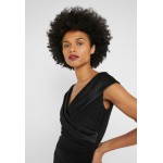 Kobiety DRESS | Lauren Ralph Lauren MID WEIGHT LONG GOWN COMBO - Suknia balowa - black/czarny - HT56163