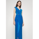 Kobiety DRESS | Lauren Ralph Lauren RYDER CAP SLEEVE EVENING DRESS - Suknia balowa - deep bondi blue/niebieski - CD62864