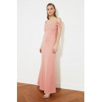 Kobiety DRESS | Trendyol Suknia balowa - pink/różowy - UE19111