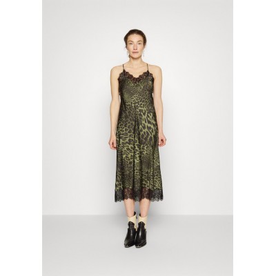Kobiety DRESS | AllSaints TIGI KIKU DRESS - Sukienka koktajlowa - khaki green/zielony - RB21429