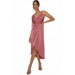 Kobiety DRESS | Chi Chi London CAMI PLEATED WRAP STYLE - Sukienka koktajlowa - pink/różowy - DB32417