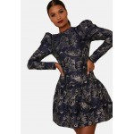 Kobiety DRESS | Chi Chi London LONG SLEEVE - Sukienka koktajlowa - dark blue/granatowy - RU41571