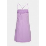 Kobiety DRESS | Glamorous Tall STRAPPY FITTED MINI DRESS WITH SQUARE NECK & SPLIT - Sukienka koktajlowa - lilac/liliowy - TJ12882