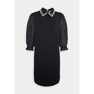 Kobiety DRESS | kate spade new york EMBELLISHED COLLAR - Sukienka koktajlowa - black/czarny - DG76123
