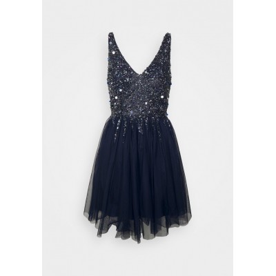 Kobiety DRESS | Lace & Beads Petite SYMPHONY MINI - Sukienka koktajlowa - navy/granatowy - NZ88361