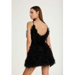 Kobiety DRESS | Lana Nguyen MINI WAVES - Sukienka koktajlowa - czarny - ZB23566