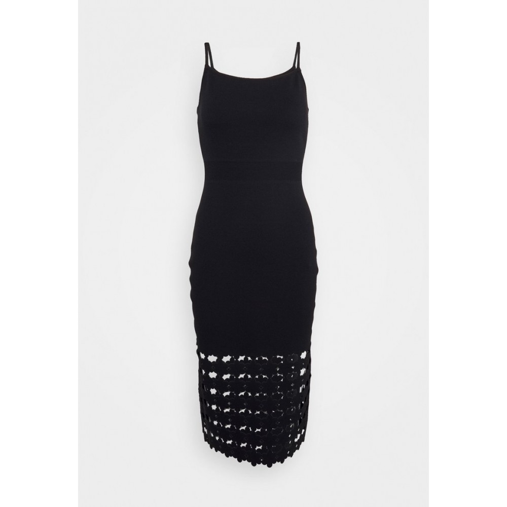 Kobiety DRESS | Milly LASER CUTOUT DRESS - Sukienka z dżerseju - black/czarny - LA34765